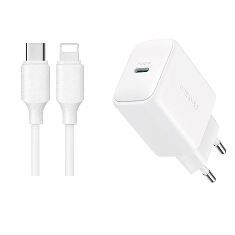 JOYROOM JR-TCF20 PD20W Typ-C Port Ladegerät-Kit mit Typ-C auf 8-Pin-Kabel, EU Stecker + Typ-C auf 8-Pin-Kabel