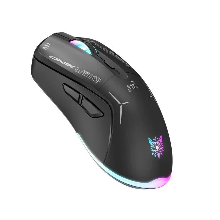 ONIKUMA CW917 RGB 4800DPI Dual-Mode kabelgebundene + 2,4-GHz-Funkmaus, CW917 (Schwarz), CW917 (Weiß)