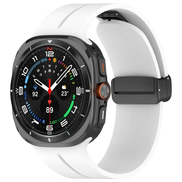 Silikon-Uhrenarmband mit Magnetfaltschließe, für Samsung Galaxy Watch Ultra 47 mm / Ultra 2025