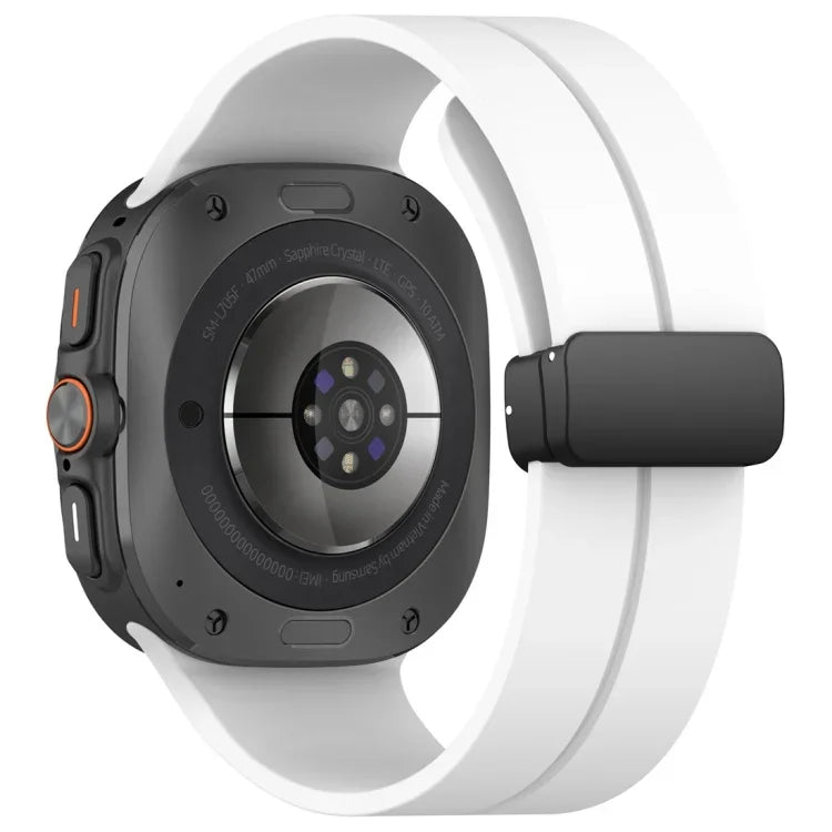 Silikon-Uhrenarmband mit Magnetfaltschließe, für Samsung Galaxy Watch Ultra 47 mm / Ultra 2025