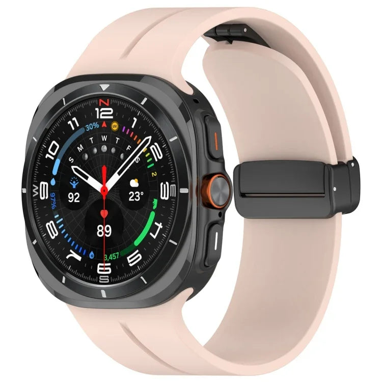 Silikon-Uhrenarmband mit Magnetfaltschließe, für Samsung Galaxy Watch Ultra 47 mm / Ultra 2025