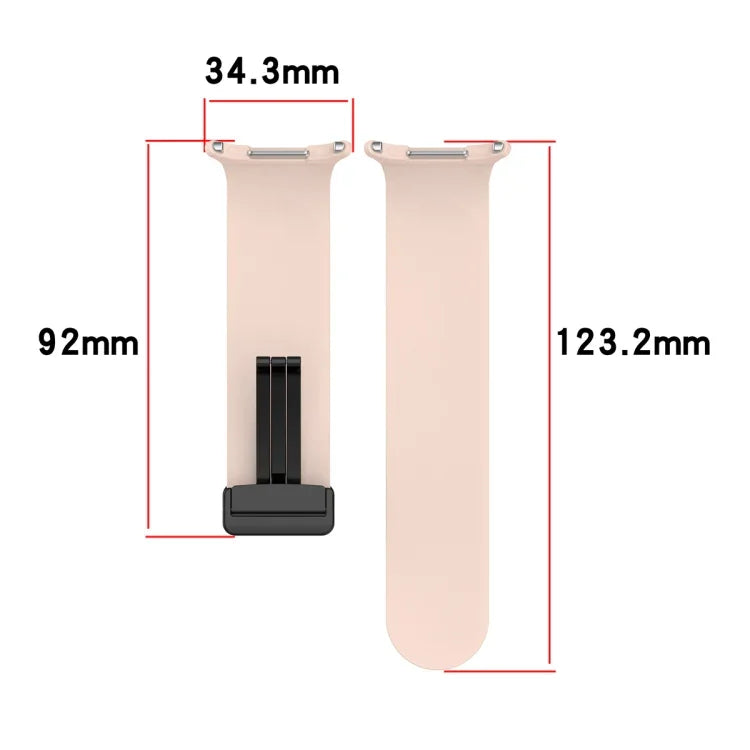 Silikon-Uhrenarmband mit Magnetfaltschließe, für Samsung Galaxy Watch Ultra 47 mm / Ultra 2025