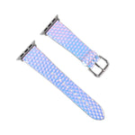 Glitzerndes Ersatzarmband mit Fischschuppenmuster, passend für Apple Watch 5 &amp; 4 (40 mm), 3 &amp; 2 &amp; 1 (38 mm) und 44 mm sowie 3 &amp; 2 &amp; 1 (42 mm).