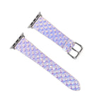 Glitzerndes Ersatzarmband mit Fischschuppenmuster, passend für Apple Watch 5 &amp; 4 (40 mm), 3 &amp; 2 &amp; 1 (38 mm) und 44 mm sowie 3 &amp; 2 &amp; 1 (42 mm).