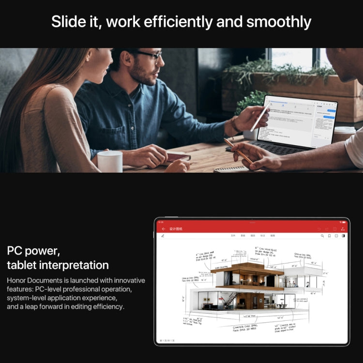 Honor MagicPad2 WiFi Tablet-PC, 12,3 Zoll MagicOS 8.0.1 Qualcomm Snapdragon 8s Gen 3 Octa Core, 8GB+256GB, 12GB+256GB, 16GB+512GB, 16GB+1TB