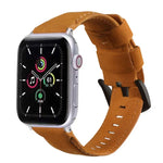 Originales Lederarmband als Ersatz für Apple Watch 5 &amp; 4 (40 mm), 3 &amp; 2 &amp; 1 (38 mm) und 44 mm sowie 3 &amp; 2 &amp; 1 (42 mm).