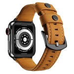 Originales Lederarmband als Ersatz für Apple Watch 5 &amp; 4 (40 mm), 3 &amp; 2 &amp; 1 (38 mm) und 44 mm sowie 3 &amp; 2 &amp; 1 (42 mm).