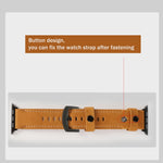 Originales Lederarmband als Ersatz für Apple Watch 5 &amp; 4 (40 mm), 3 &amp; 2 &amp; 1 (38 mm) und 44 mm sowie 3 &amp; 2 &amp; 1 (42 mm).