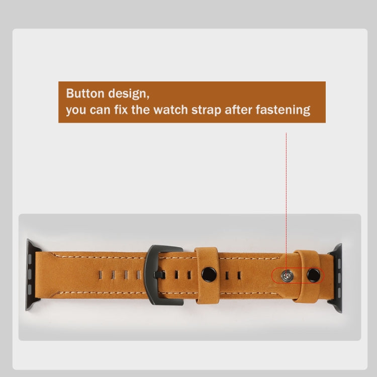 Originales Lederarmband als Ersatz für Apple Watch 5 &amp; 4 (40 mm), 3 &amp; 2 &amp; 1 (38 mm) und 44 mm sowie 3 &amp; 2 &amp; 1 (42 mm).