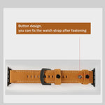 Originales Lederarmband als Ersatz für Apple Watch 5 &amp; 4 (40 mm), 3 &amp; 2 &amp; 1 (38 mm) und 44 mm sowie 3 &amp; 2 &amp; 1 (42 mm).