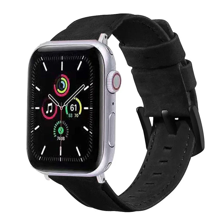 Originales Lederarmband als Ersatz für Apple Watch 5 &amp; 4 (40 mm), 3 &amp; 2 &amp; 1 (38 mm) und 44 mm sowie 3 &amp; 2 &amp; 1 (42 mm).