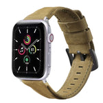 Originales Lederarmband als Ersatz für Apple Watch 5 &amp; 4 (40 mm), 3 &amp; 2 &amp; 1 (38 mm) und 44 mm sowie 3 &amp; 2 &amp; 1 (42 mm).