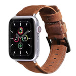 Originales Lederarmband als Ersatz für Apple Watch 5 &amp; 4 (40 mm), 3 &amp; 2 &amp; 1 (38 mm) und 44 mm sowie 3 &amp; 2 &amp; 1 (42 mm).