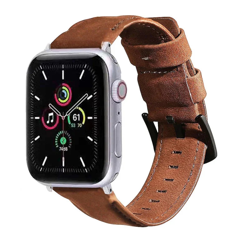 Originales Lederarmband als Ersatz für Apple Watch 5 &amp; 4 (40 mm), 3 &amp; 2 &amp; 1 (38 mm) und 44 mm sowie 3 &amp; 2 &amp; 1 (42 mm).
