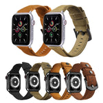 Originales Lederarmband als Ersatz für Apple Watch 5 &amp; 4 (40 mm), 3 &amp; 2 &amp; 1 (38 mm) und 44 mm sowie 3 &amp; 2 &amp; 1 (42 mm).