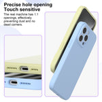 Precise Hole Liquid Silicone Jelly Color Full Coverage Phone Case, For iPhone 14 Plus
