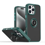 Q Shadow 1 Series TPU + PC Phone Case with Ring, For iPhone 17e / 16e, For iPhone 17 Pro Max, For iPhone 17 Pro, For iPhone 17, For iPhone Air, For iPhone 16 Pro Max