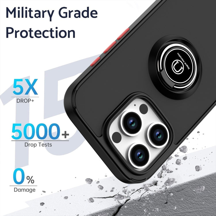 Q Shadow 1 Series TPU + PC Phone Case with Ring, For iPhone 16 Pro, For iPhone 16 Plus, For iPhone 15 Pro Max, For iPhone 15 Pro, For iPhone 15 Plus, For iPhone 15
