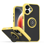 Q Shadow 1 Series TPU + PC Phone Case with Ring, For iPhone 17e / 16e, For iPhone 17 Pro Max, For iPhone 17 Pro, For iPhone 17, For iPhone Air, For iPhone 16 Pro Max