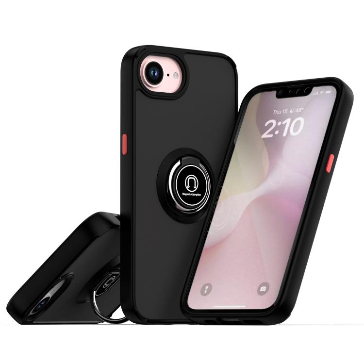 Q Shadow 1 Series TPU + PC Handyhülle mit Ring, Für iPhone 17e / 16e, Für iPhone 17 Pro Max, Für iPhone 17 Pro, Für iPhone 17, Für iPhone Air, Für iPhone 16 Pro Max
