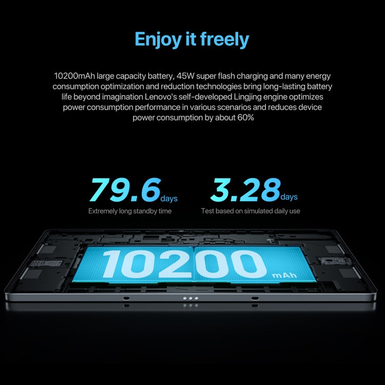 Lenovo Xiaoxin Pad Pro 12.7 Zoll 2025 WiFi Tablet, ZUI 16, MediaTek Dimensity 8300 Octa Core, unterstützt Fingerabdruck- und Gesichtsidentifikation, 8GB+128GB, 8GB+256GB, 12GB+256GB