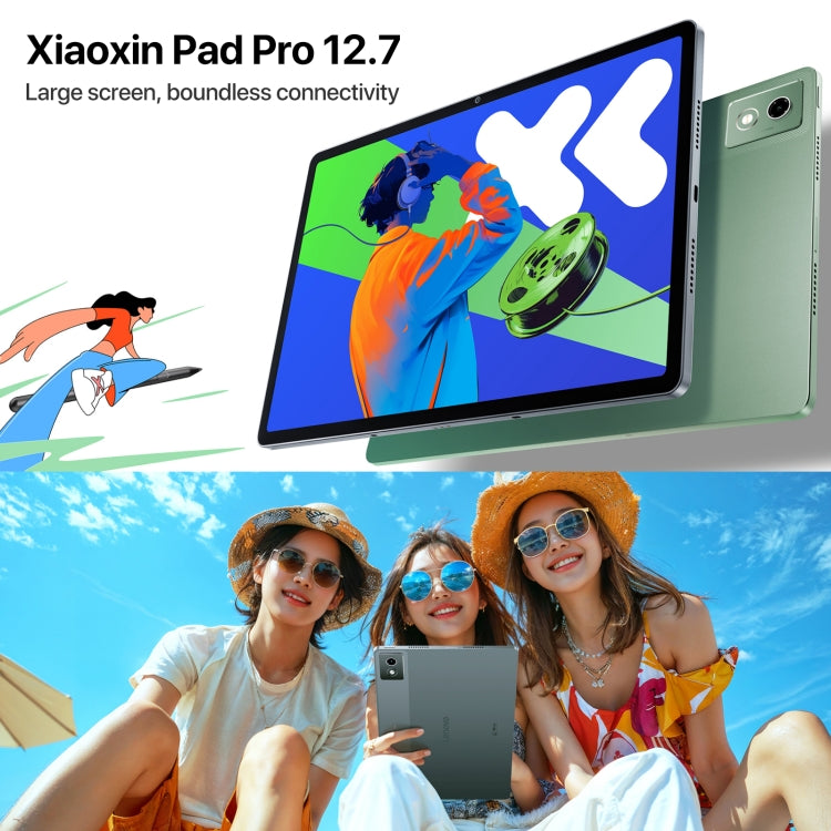 Lenovo Xiaoxin Pad Pro 12.7 Zoll 2025 WiFi Tablet, ZUI 16, MediaTek Dimensity 8300 Octa Core, unterstützt Fingerabdruck- und Gesichtsidentifikation, 8GB+128GB, 8GB+256GB, 12GB+256GB