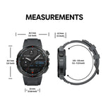 Zeblaze Ares 3 Plus 1,43 Zoll Fitness- und Wellness-Smartwatch mit 24-Stunden-Gesundheitsüberwachung