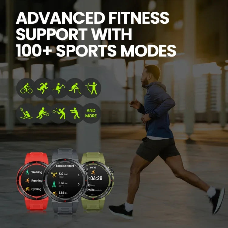 Zeblaze Ares 3 Plus 1,43 Zoll Fitness- und Wellness-Smartwatch mit 24-Stunden-Gesundheitsüberwachung