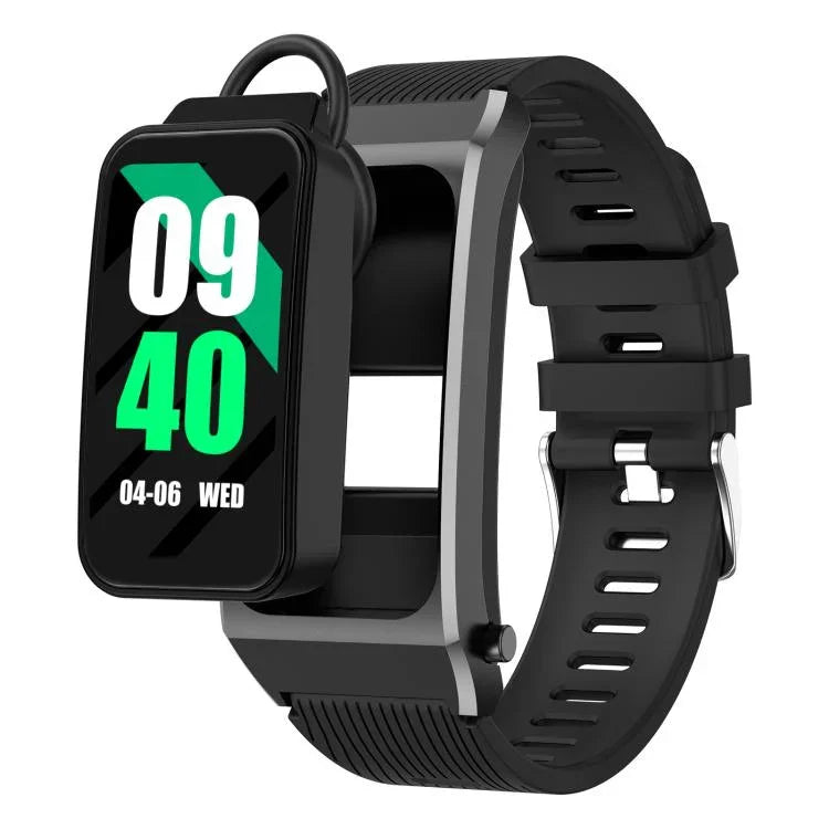 B7 Pro 1,5 Zoll 2-in-1 Bluetooth-Kopfhörer mit Silikonarmband und Smartwatch, unterstützt Herzfrequenz- und Schlafüberwachung