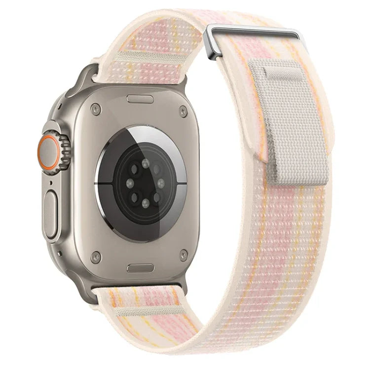 Zweiteiliges Nylon-Armband mit Schlaufen, für Apple Watch Ultra 2 (49 mm) und Apple Watch Series 9 (45 mm)