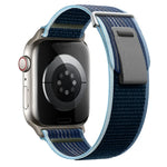 Dual-Section Loop Nylon Watch Band, For Apple Watch Ultra 2 49mm, For Apple Watch Series 9 45mm