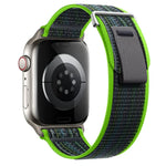 Dual-Section Loop Nylon Watch Band, For Apple Watch Series 9 41mm, For Apple Watch Ultra 49mm