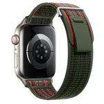 Dual-Section Loop Nylon Watch Band, For Apple Watch Series 9 41mm, For Apple Watch Ultra 49mm