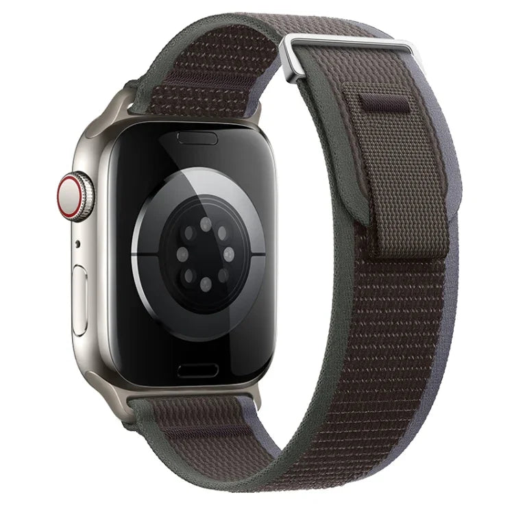 Dual-Section Loop Nylon Watch Band, For Apple Watch Series 8 41mm, For Apple Watch Series 8 45mm