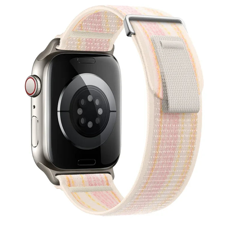 Dual-Section Loop Nylon Watch Band, For Apple Watch SE 40mm, For Apple Watch SE 44mm