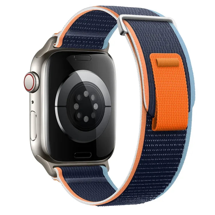 Dual-Section Loop Nylon Watch Band, For Apple Watch SE 40mm, For Apple Watch SE 44mm