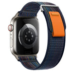 Zweiteiliges Nylon-Armband mit Schlaufen, für Apple Watch Series 4 44 mm und 40 mm