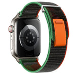 Zweiteiliges Nylon-Armband mit Schlaufen, für Apple Watch Series 4 44 mm und 40 mm