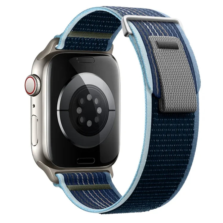 Zweiteiliges Nylon-Armband mit Schlaufen, für Apple Watch Series 4 44 mm und 40 mm