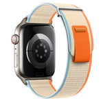 Zweiteiliges Nylon-Armband mit Schlaufen, für Apple Watch Series 4 44 mm und 40 mm
