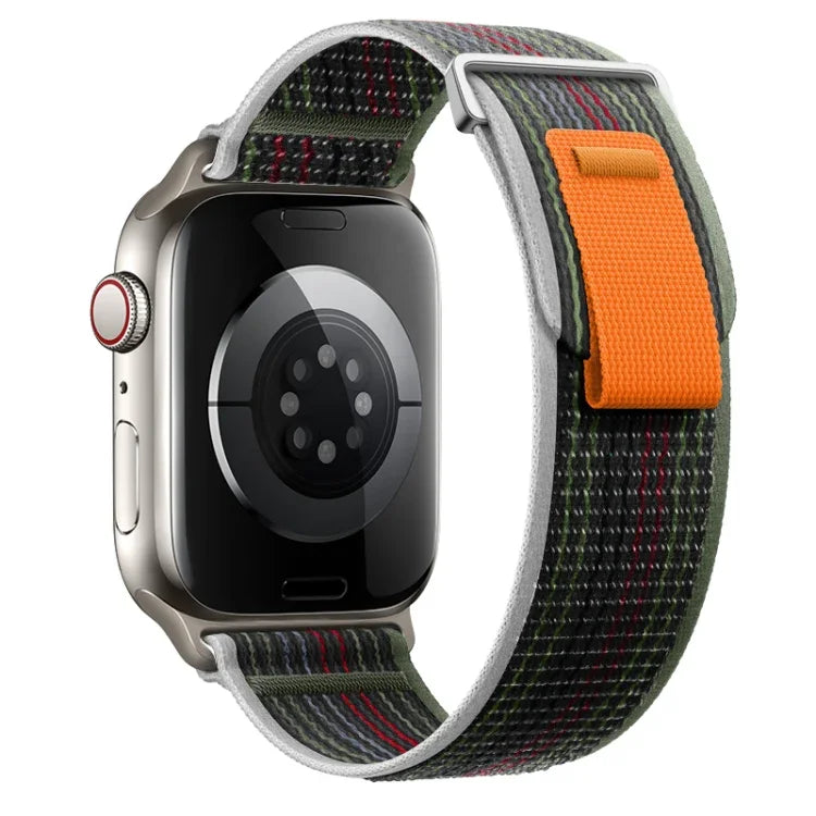 Zweiteiliges Nylon-Armband mit Schlaufen, für Apple Watch Series 4 44 mm und 40 mm