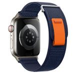 Zweiteiliges Nylon-Armband mit Schlaufen, für Apple Watch Series 4 44 mm und 40 mm