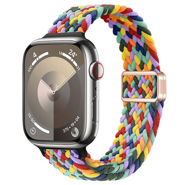 Schlankes Magnetverschluss Nylon Geflochtenes Uhrenarmband, Für Apple Watch Series 9 41mm, Für Apple Watch Ultra 49mm