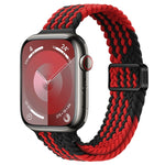 Schlankes Magnetverschluss Nylon Geflochtenes Uhrenarmband, Für Apple Watch Series 9 41mm, Für Apple Watch Ultra 49mm