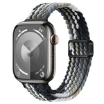 Schlankes Magnetverschluss Nylon Geflochtenes Uhrenarmband, Für Apple Watch Series 9 41mm, Für Apple Watch Ultra 49mm
