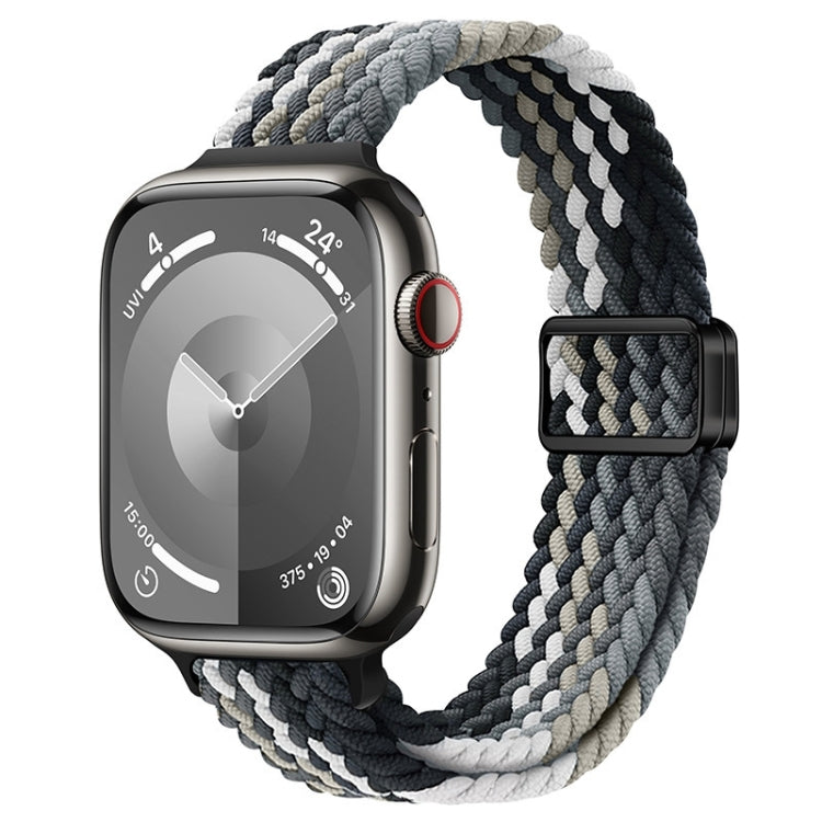 Schlankes Magnetverschluss Nylon Geflochtenes Uhrenarmband, Für Apple Watch Series 9 41mm, Für Apple Watch Ultra 49mm