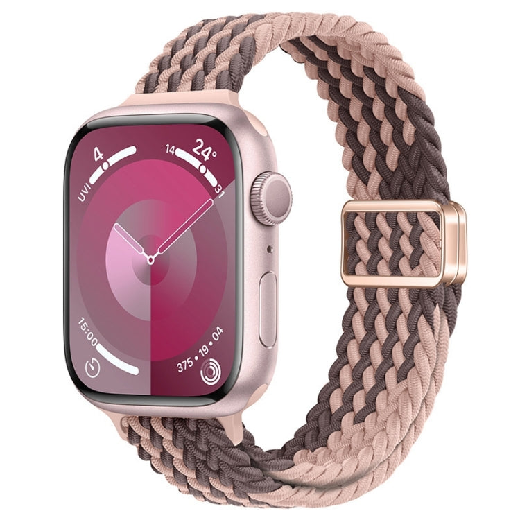 Schlankes Magnetverschluss Nylon Geflochtenes Uhrenarmband, Für Apple Watch Series 9 41mm, Für Apple Watch Ultra 49mm