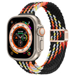 Schlankes Magnetverschluss Nylon Geflochtenes Uhrenarmband, Für Apple Watch Series 9 41mm, Für Apple Watch Ultra 49mm