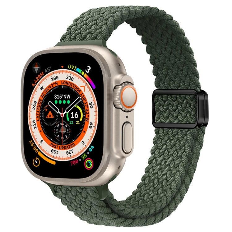 Schlankes Magnetverschluss Nylon Geflochtenes Uhrenarmband, Für Apple Watch Series 9 41mm, Für Apple Watch Ultra 49mm