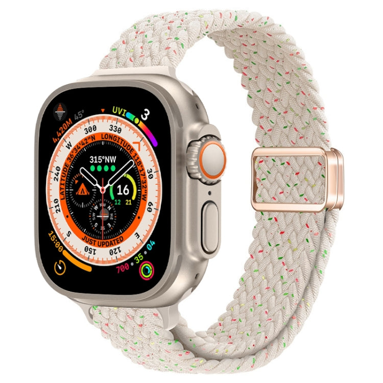 Schlankes Magnetverschluss Nylon Geflochtenes Uhrenarmband, Für Apple Watch Series 9 41mm, Für Apple Watch Ultra 49mm